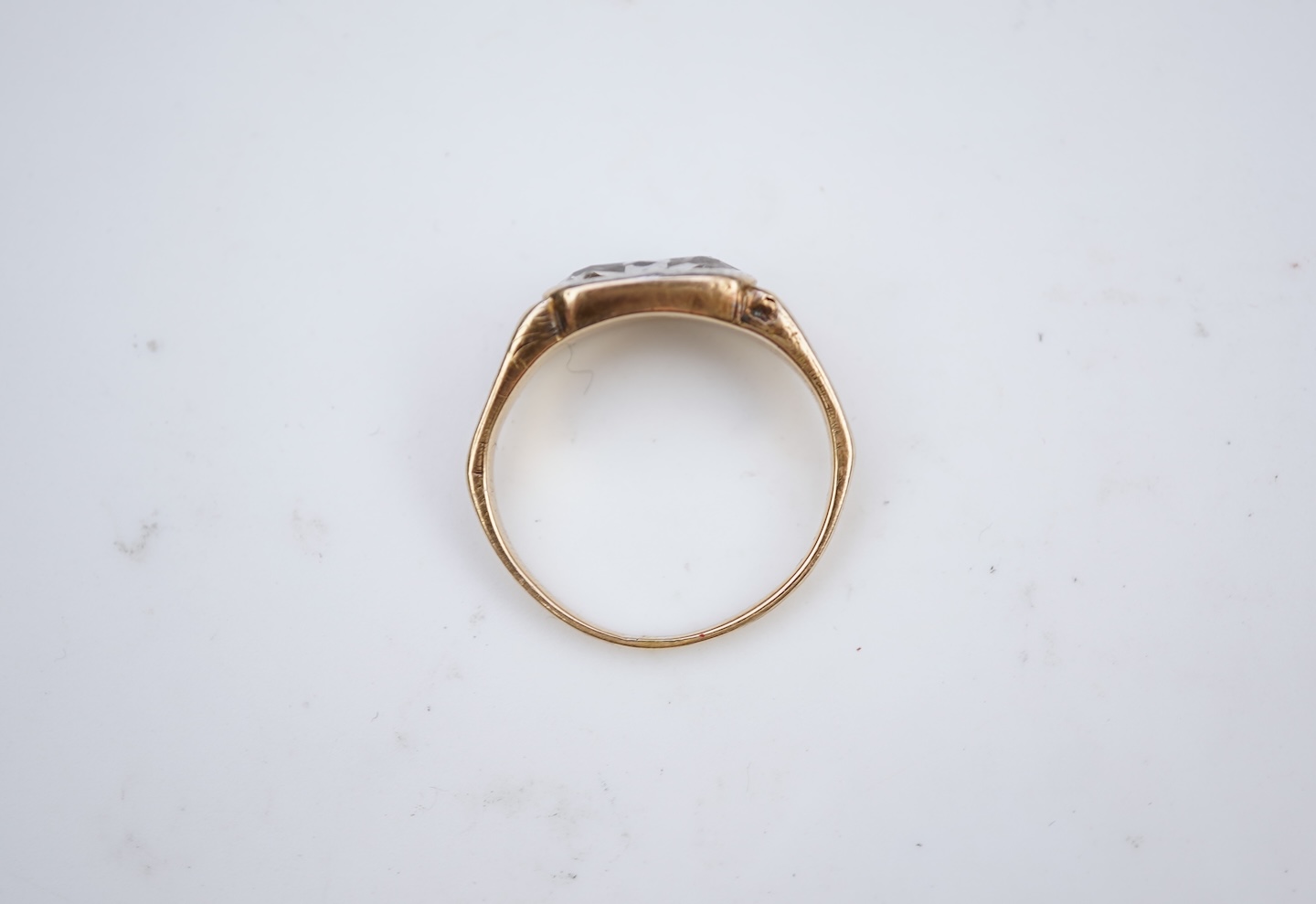 A rare Georgian/early Victorian diamond ring, first half 19th century